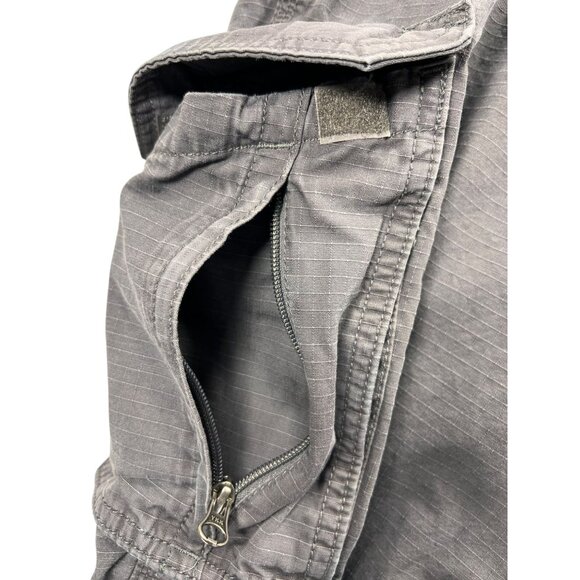 Carhartt Force Mens Gray Cargo Pants Relaxed Ripstop Pockets Durable 42x30 - Picture 6 of 16
